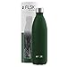 FLSK Oryginalna butelka do picia Old • 1000 ml • termos • termos • utrzymuje ciepło do 18 h • zimno 24h • nie zawiera BPA (1000 ml, Forest)