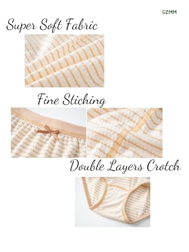 GZMM Girls Underwear Organic Cotton Panties Toddler Kids Briefs3