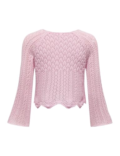 ONLY Damen Onlnola Life 3/4 Pullover KNT Noos, Candy Pink, L 4