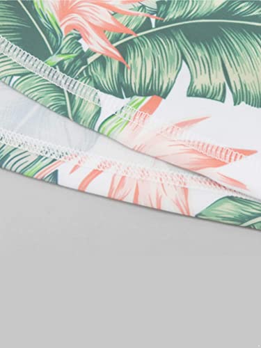 Sxiwei Kids Girls Summer Long Sleeve Swimsuit Rashguard Shirt Top with Skirt Atteched Pants Set3