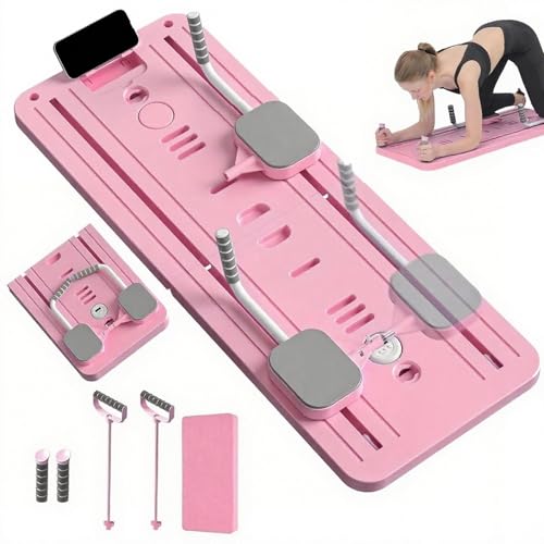 BOYIFEIJIE Faltbares Pilates Board Reformer Set, Multifunktionales Reformer Pilates Maschine mit Knieschutz, Zählfunktion & Automatischem Rückprall, Ideal für Zuhause Training, Anfänger & Profis BOYIFEIJIE Faltbares Pilates Board Reformer Set, Multifunktionales Reformer Pilates Maschine mit Knieschutz, Zählfunktion & Automatischem Rückprall, Ideal für Zuhause Training, Anfänger & Profis