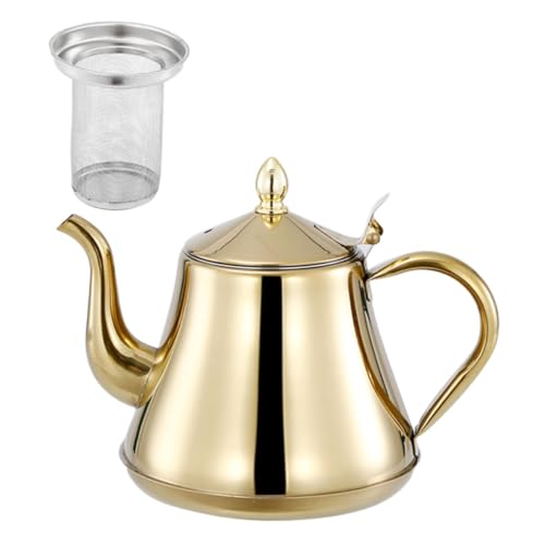 VINTORKY Coffee Kettle Coffee Supplies Stainless Steel Coffee Bar Supplies Metal Coffee Pot