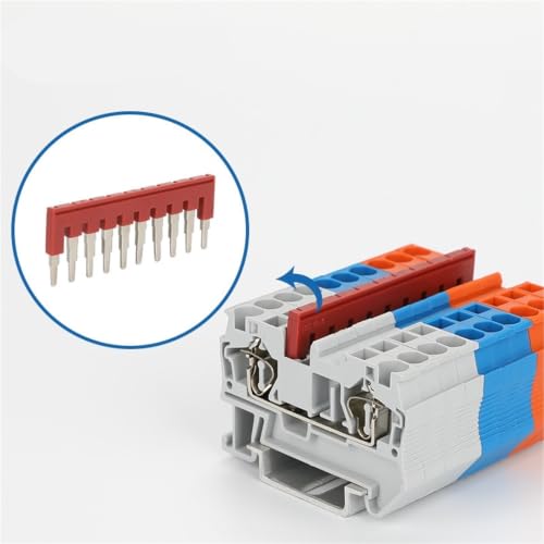 Conector de puentes FBS10-6 para cableado eléctrico, accesorio para bloque de terminales de riel 3