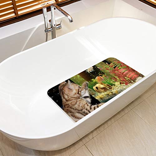 Tapis de bain pour bébé avec trous de drainage pour éliminer les moisissures