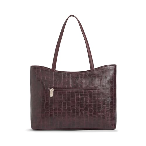 Image of Caprese Tessa Tote Medium Bag for Women | Stylish, Durable, Multi-Compartment Design for Work, Travel, Shopping | Large Capacity, Comfortable Straps, Ideal for Tab & Essentials