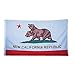 Decorazione Dell'ufficio New California Republic Flag 3x5ft Banner Per Bar Partito Poliestere Capo Della Tela Di Canapa Con Metallo Dell'orso Grommet Due Teste Flag 1pc