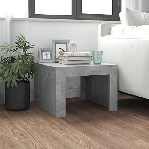 Genérico Mesa de Centro Madera contrachapada Gris hormigón 50x50x35 cm,Mesas de centro-808553