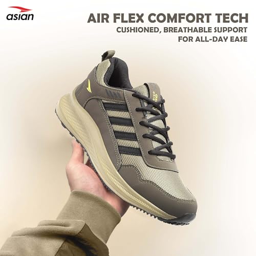 Image of ASIAN Men BOSS-02 Running and Casual Wear Running Shoes with Laces, Lightweight and Comfortable Shoes for Men & Boys, Ideal for Sports, Gym, Walking, and Daily Use
