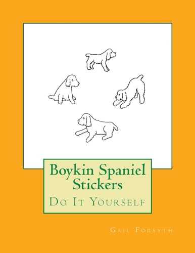 Boykin Spaniel Stickers: Do It Yourself