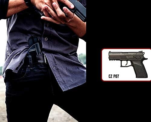 CYTAC Inside Waistband IWB Concealed Carry Gun Holster | Fits CZ P-07 | I-Mini Guard Series | CY-IP07