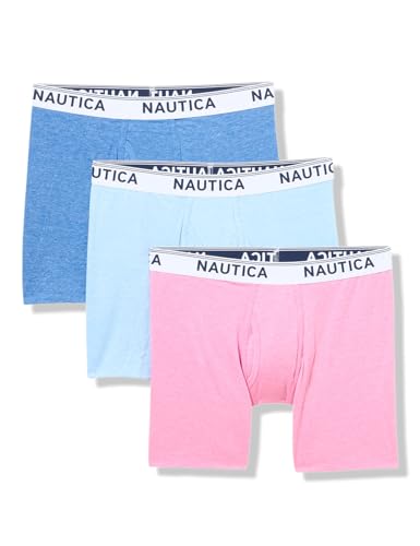 Nautica men s stretch performance 3-pack boxer briefs