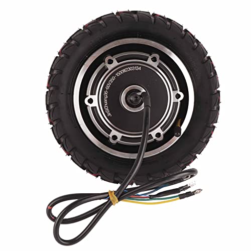 10inch 36V 60V 350W 1500W Electric Scooter Hub Motor Wheel Kit, Aluminum Alloy Brushless Gearless Motor for Electric Motorcycle Off Road Scooter