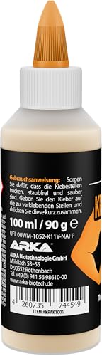 Alleskleber 100 ml – extra starker & schnell trocknender Superkleber – transparent & flexibel – für Holz, Metall, Kunststoff, Textil & Papier – KRAFTPROTZ Universalkleber für Haushalt & DIY