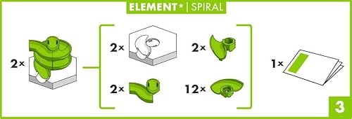 Miniatura 7 de Ravensburger GraviTrax - Accesorio en espiral - Juguete de carrera de mármol y STEM para niños y niñas de 8 años en adelante - Expansión para el
