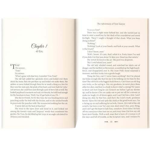 Image of The Adventures of Tom Sawyer | Children Classic Novel | Ideal for Reading | Unabridged (240 Pages) By Mark Twain