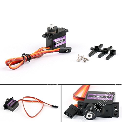 Generic 5 Set MG90S Micro Servo Metal Gear High Speed For RC JR