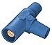 Hubbell Wiring Systems HBLTBL Single Pole Tapping"T" Connector, Female-Female-Male Connection, 300/400 Amp, 600VAC/250VDC, 4-3/4" Width, Blue