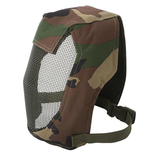 balacoo Fencing Mask Outdoor Game Mask Breathable Professional Fencing Cover Shockproof Head Shield