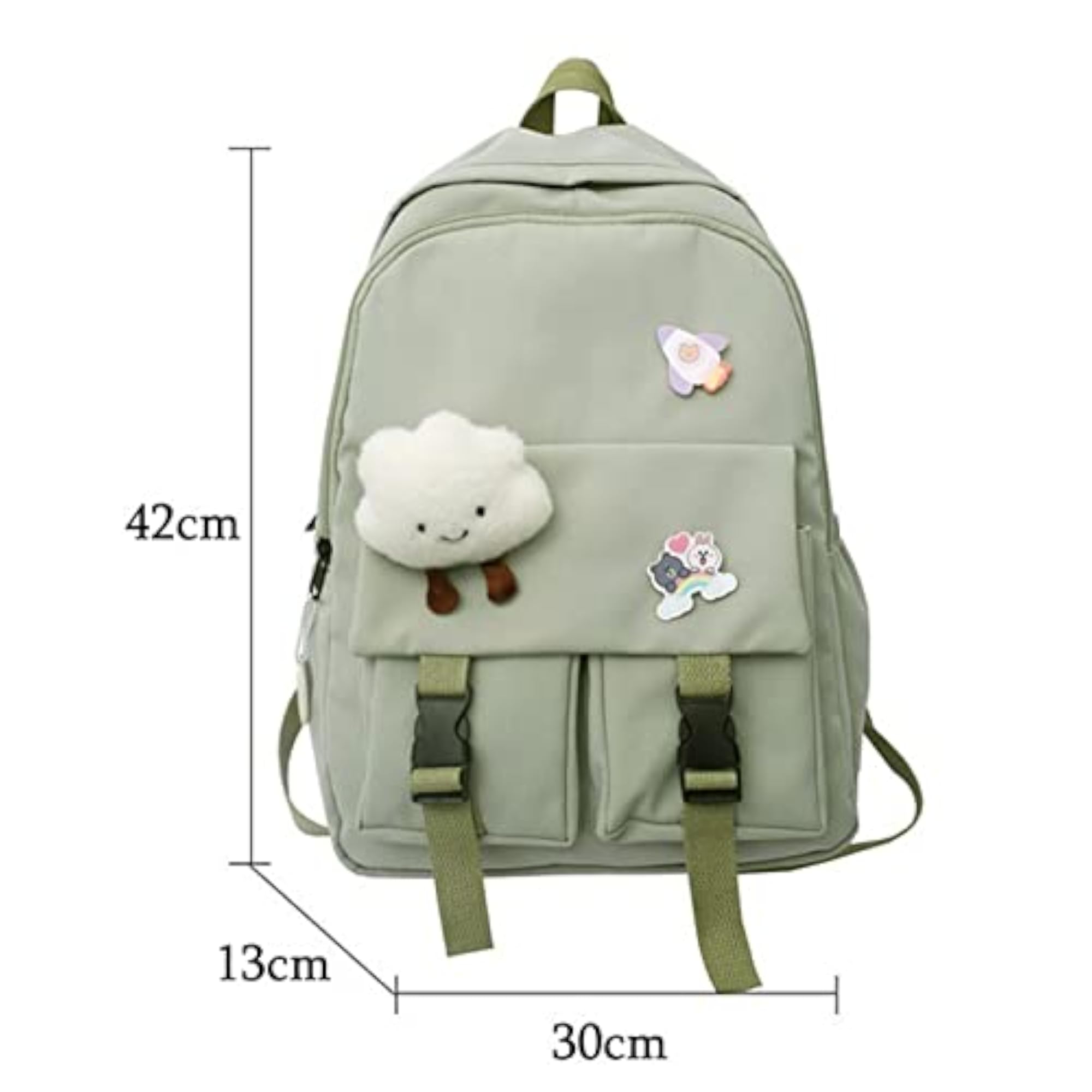 Women's Waterproof Laptop School Bag, Casual Travel Backpack