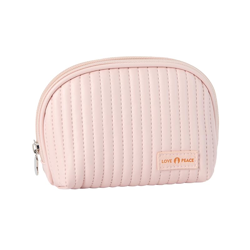 Quilted Dome Cosmetic Pouch, Medium | Zippered Closure, Travel Use-image-47
