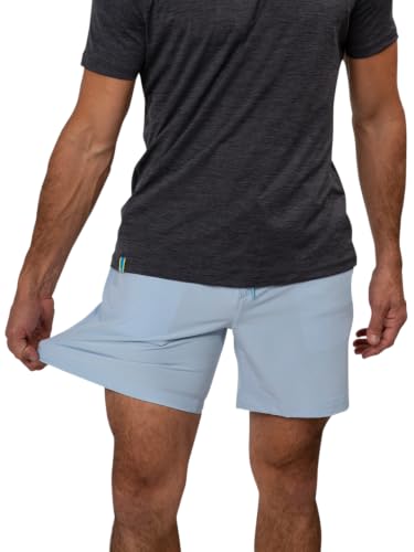 Image of Chubbies Everywear Men's Shorts - Mens Shorts Casual 6in Inseam, Elastic Waist, Water-Resistant, Zipper Pocket