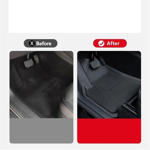 Tapis de sol pour Model Y 2017-2024 doublure protection habitacle - 3