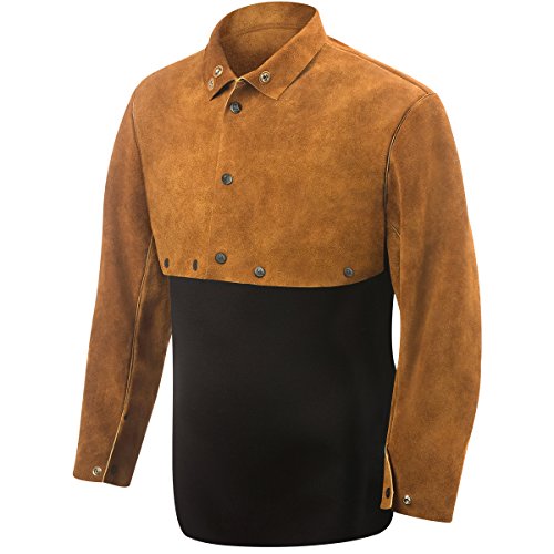 Steiner 9210-L Cape Sleeve, Weld-Rite Premium Brown Split Cowhide, Large