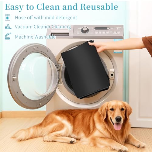 Image of Dog Crate Mat Liner,Washable Pee Pads , Absorbs Urine - Waterproof Under Mat Floor Protector Reusable -Dog Crate Pad Ideal for Floor Protector (29 inch x 48 inch, Count, 1)