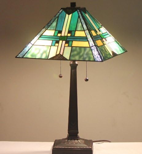 Tiffany Style Stained Glass Table Lamp"Stratmore"