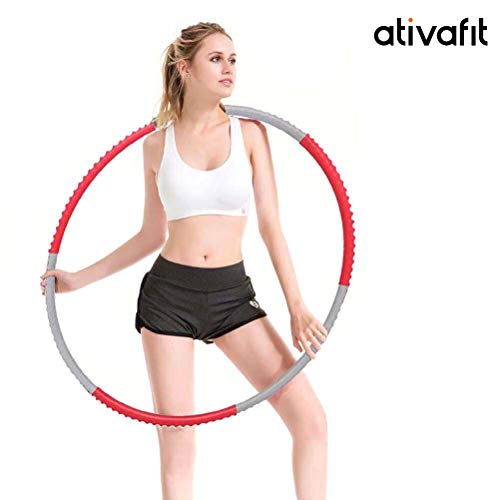 Ativafit, hula hoop da fitness con peso aggiuntivo...