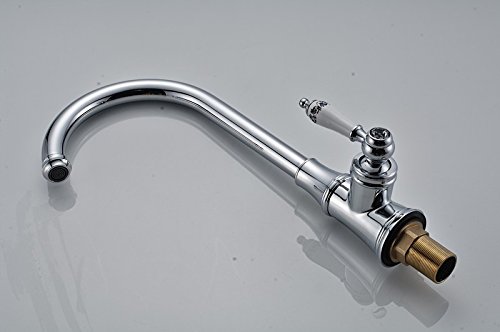 Robinet de cuisine mitigeur anticalcaire pour évier et plan de travail