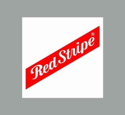 5" Red Stripe Beer Company Decal Sticker