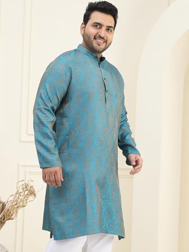 Image of SOJANYA Men's Cotton Regular Fit Casual Plus (Since 1958) ONLY Kurta