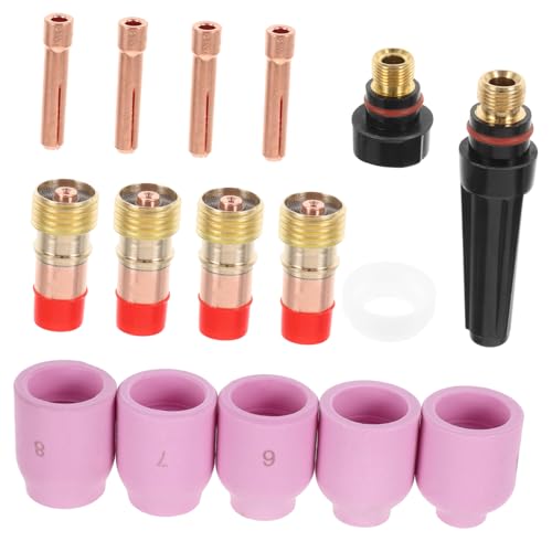 Phantasmia TIG溶接ガンキット セラミックカップ付き ? 溶接ノズル交換用消耗品 銅合金部品 for 各種溶接機