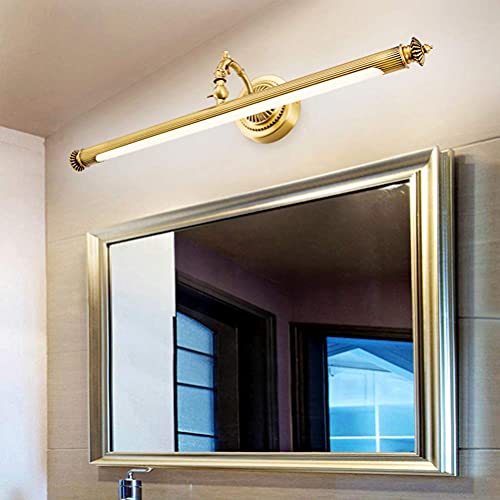 Applique Miroir LED Vintage 7W Éclairage Coiffeuse Précis Antireflet Laiton