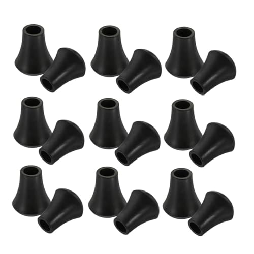 HOLIDYOYO 30個 滑り止めゴム製ドラム脚カバー 安定性と耐久性を備 フロアプロテクター 鼓脚保護器 ドラム足用スタンドアクセサリー
