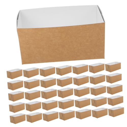 Boîtes à sandwich en papier emballage toasts et plats à emporter jetables