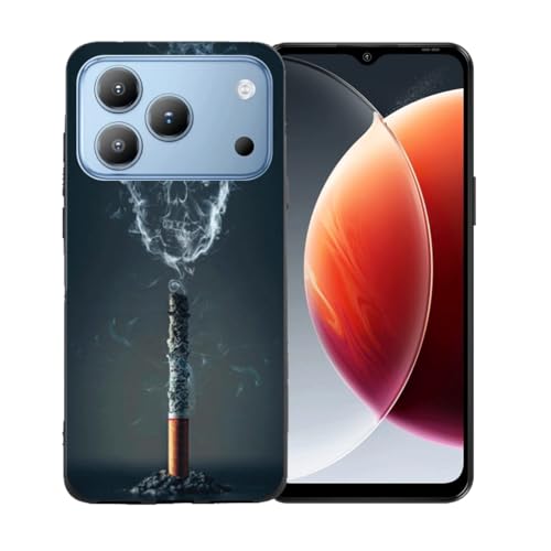 LCEHTOGYE �K�p Blackview Wave 7C�p�P�[�X�A�K�p Blackview Wave 7C (6,56")�ƌ݊����̂��钴���^�u���b�N�\�t�gTPU�V���R���Q���P�[�X�ی�J�o�[ - BST18