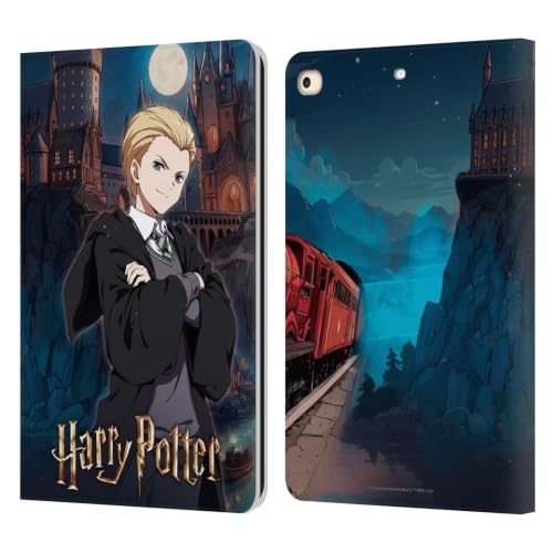 Cadeau Harry Potter étui portefeuille cuir iPad 9.7 motif Draco Malfoy Anime