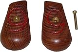 Merrit WWII German Broomhandle C96 9mm Mauser Wooden Grips (Red 9) - Reproduction