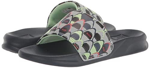 Reef Kids Boys Sandals, Kids One Slide, Shark Park, 3 #TOP6