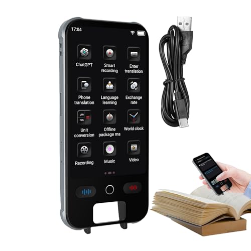 Traducteur Instantané Bidirectionnel IA Dispositif Multifonction Audio