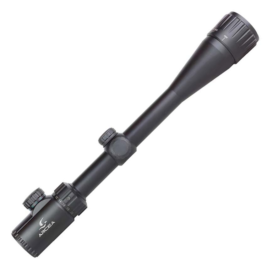 Mirino Arcea 6-24X40 IR AO | Mirino sportivo con reticolo illuminato e parallasse per fucili, carabine e pistole ad aria compressa (pallini).