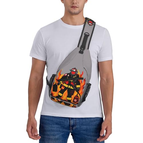 Mochila urbana con diseño de bombero de 16 litros miniatura 7