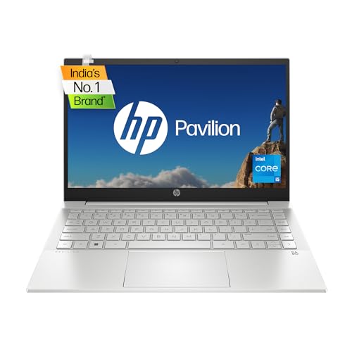 HP Pavilion 14, 12th Gen i5-1235U, 14-inch (35.6 cm) FHD, Anti-Glare, 16GB DDR4, 1TB SSD, Intel Iris Xe Graphics, B&O, FPR, Backlit KB (Win 11,MSO, Natural Silver, 1.41 kg), 14-dv2153TU HP Pavilion 14, 12th Gen i5-1235U, 14-inch (35.6 cm) FHD, Anti-Glare, 16GB DDR4, 1TB SSD, Intel Iris Xe Graphics, B&O, FPR, Backlit KB (Win 11,MSO, Natural Silver, 1.41 kg), 14-dv2153TU