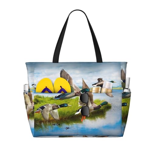 Sac à bandoulière pour femme grand sac de plage fourre-tout à poignées