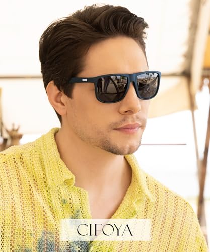 Image of Sunglasses-Men Polarized Mens Sunglasses: Classic Women Sun Glasses UV Protection for Fishing Driving Golf