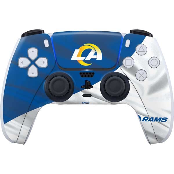 Skinit Decal Gaming Skin Compatible with PS5 Controller - Officially Licensed NFL Los Angeles Rams Design