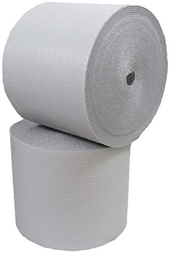 NASA TECH White Reflective Foam Core 2 Car Garage Door Insulation Kit 18FT (Wide) x 8FT (HIGH) R Value 8.0 Made in USA New and Improved Heavy Duty Double Sided Tape (Also FITS 18X7) …