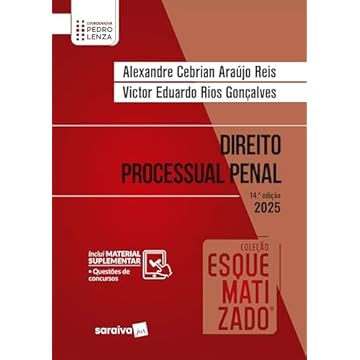 Capa do livro Coleção Esquematizado - Direito Processual Penal - 14ª Edição 2025